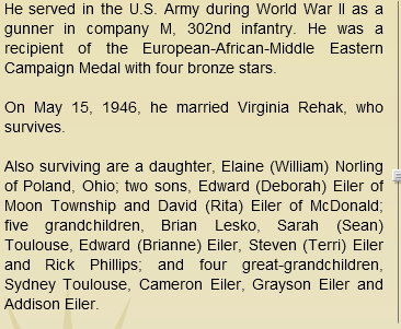 eiler obit