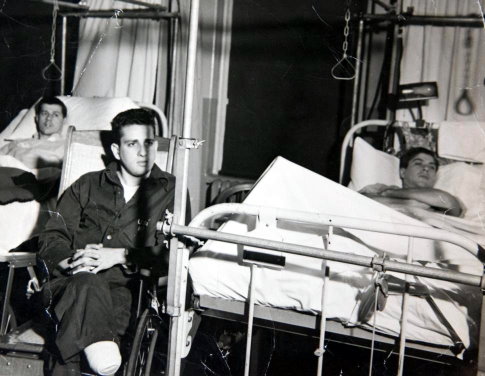 bob levine in army hospital
