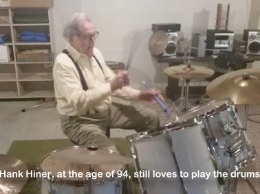 Hank and his drums