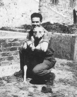 Harold with shatzie